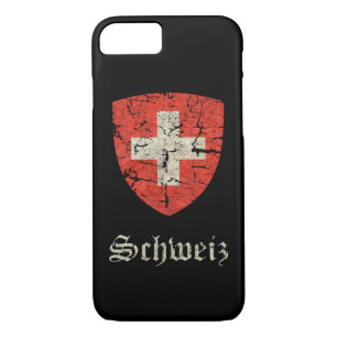 Swiss Coat of Arms Distressed Case-Mate iPhone Case