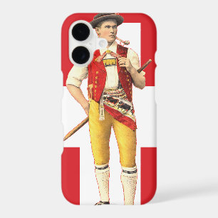 Swiss Cowboy from Appenzell in Traditional Costume