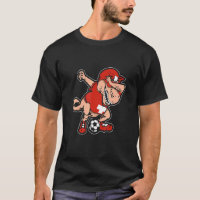 Swiss Dabbing Soccer TRex Dino  Dab Soccer Switzer