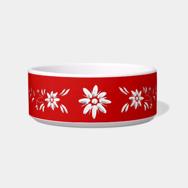 Swiss flag and edelweiss bowl (Right)