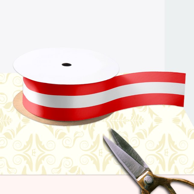 Swiss flag colours ribbon, Switzerland /sports Satin Ribbon (Creator Uploaded)