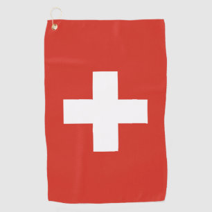 Swiss Flag Golf Towel