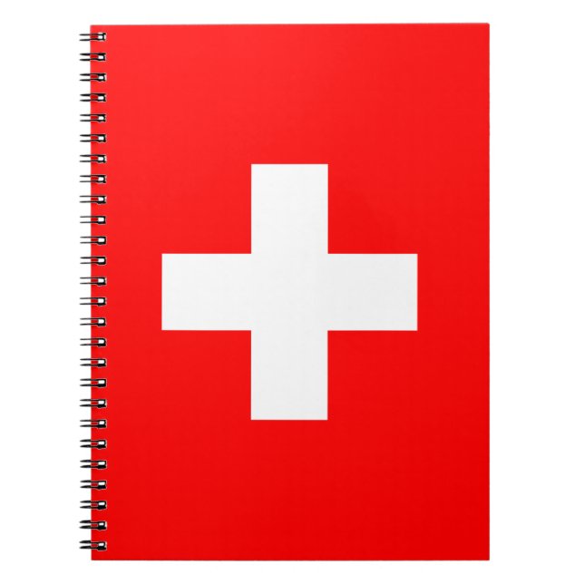 Swiss Flag Notebook (Front)
