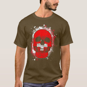 Swiss Flag Skull T-Shirt