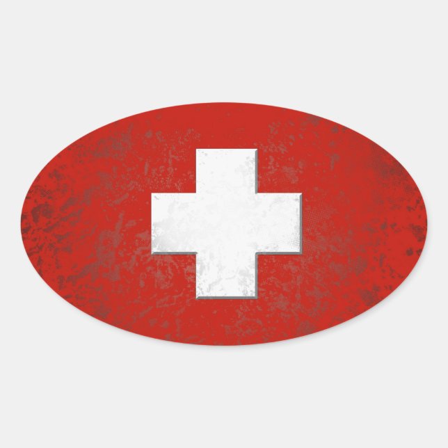 Swiss flag sticker (Front)