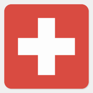 Swiss flag Stickers