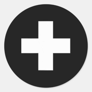 Swiss Flag Switzerland Cross Hiking Lucerne Alps S Classic Round Sticker