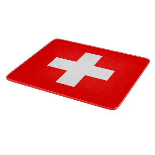 Swiss Flag (Switzerland) Cutting Board