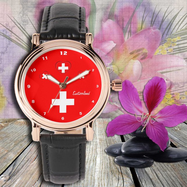 Swiss Flag & Switzerland fashion, Heart / patriots Watch (Creator Uploaded)
