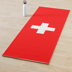 Swiss Flag (Switzerland) Yoga Mat