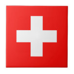 Swiss flag tile<br><div class="desc">Flag of Switzerland: "Unus pro omnibus,  omnes pro uno" → One for all,  all for one!</div>