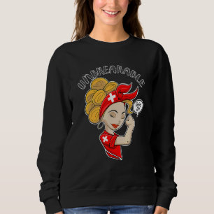 Swiss Girl Unbreakable I Swiss Heritage I Switzerl Sweatshirt