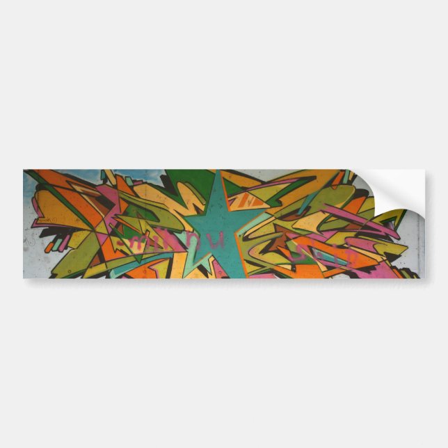 Swiss graffiti, Basel, Switzerland Bumper Sticker (Front)