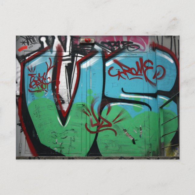 Swiss Graffiti Postcard (Front)