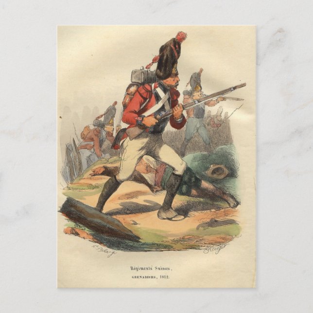 Swiss Grenadier Postcard (Front)