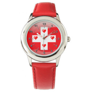 Swiss hearts watch