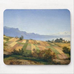 Swiss landscape by Alexandre Calame Mouse Pad