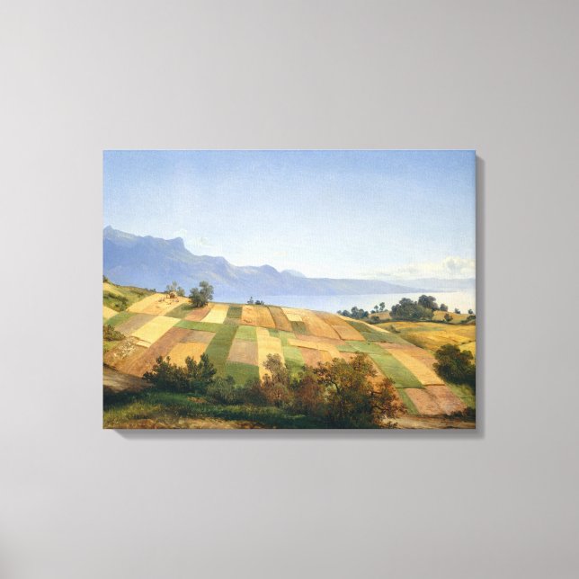 Swiss Landscape Canvas Print (Front)