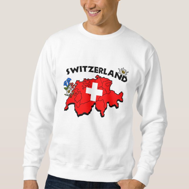 Swiss Map Sweatshirt (Front)