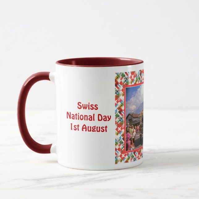 Swiss National Day, 1st August Mug (Left)