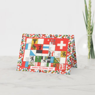 Swiss National Day Greetings Card