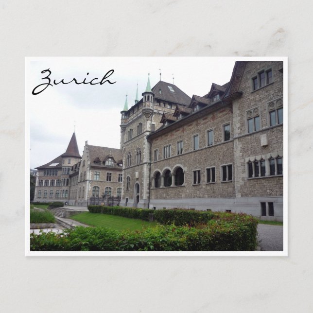 swiss national museum postcard (Front)