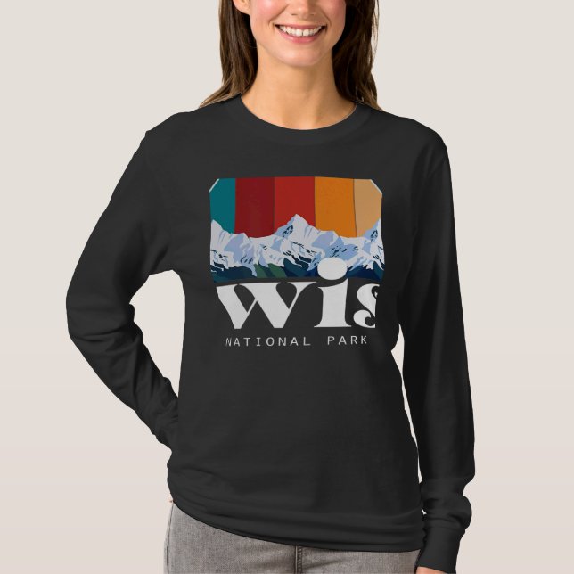 Swiss National Park Hiking Switzerland Souvenir Mo T-Shirt (Front)