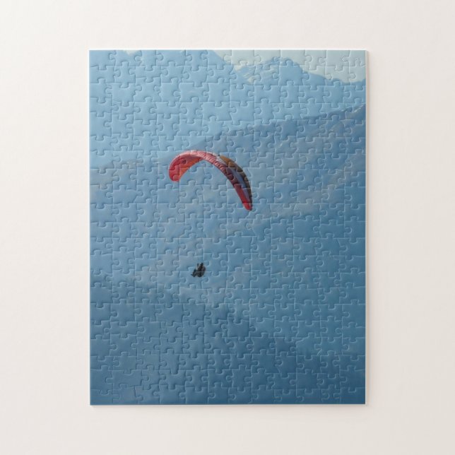 Swiss Paragliding Jigsaw Puzzle (Vertical)