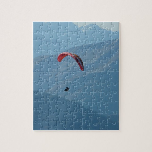 Swiss Paragliding Jigsaw Puzzle (Vertical)