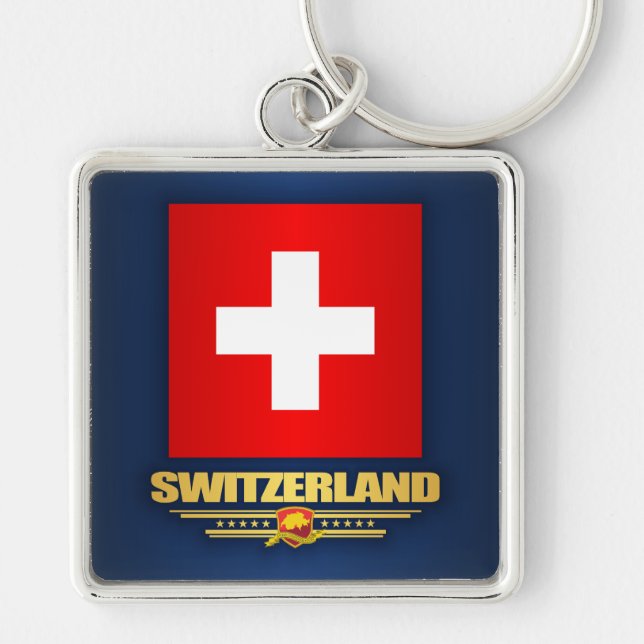 "Swiss pride" Key Ring (Front)