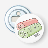 Swiss roll / roll cake cartoon illustration