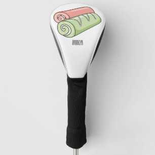 Swiss roll / roll cake cartoon illustration golf head cover