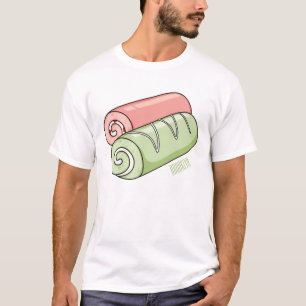 Swiss roll / roll cake cartoon illustration T-Shirt