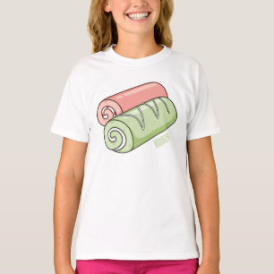 Swiss roll / roll cake cartoon illustration  T-Shirt
