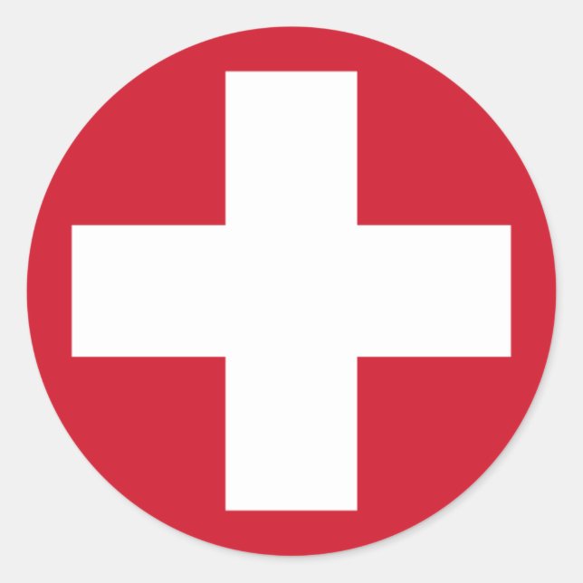 Swiss Roundel Sticker (Front)