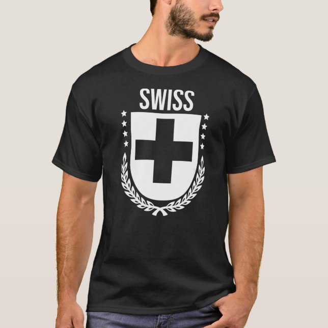 Swiss  Switzerland T-Shirt (Front)
