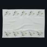 Swiss Switzerland text Edelweiss Kitchen towels<br><div class="desc">Swiss Edelweiss kitchen towels. Switzerland text kitchen towels with Edelweiss flowers.</div>