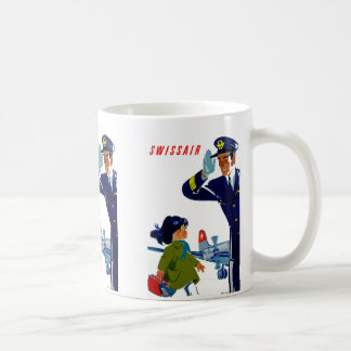 Swissair Little Girl Coffee Mug