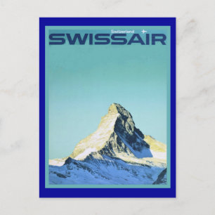 Swissair Postcard