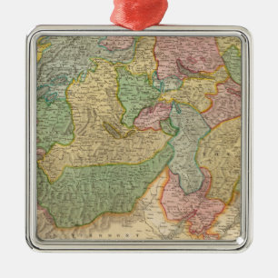 Swisserland, Mt Blanc Metal Tree Decoration