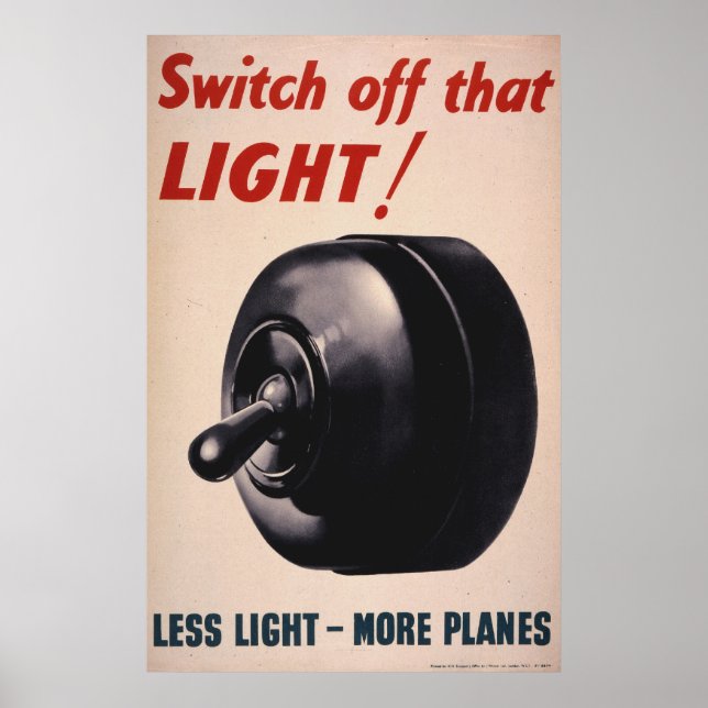 Switch Off That Light! Poster (Front)