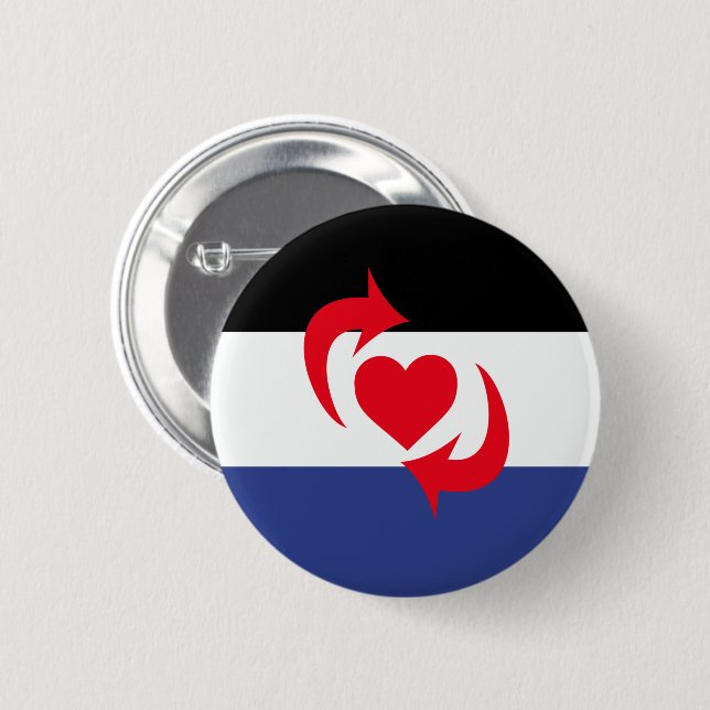 Switch Pride Flag 6 Cm Round Badge (Front & Back)