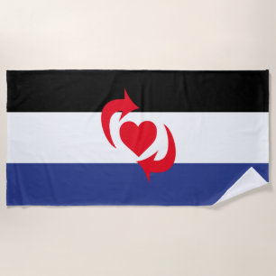 Switch Pride Flag Beach Towel