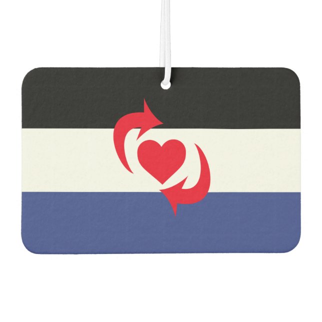 Switch Pride Flag Car Air Freshener (Front)