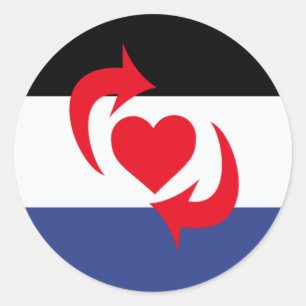 Switch Pride Flag Classic Round Sticker