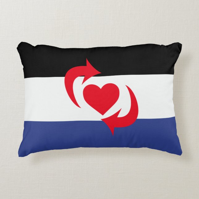 Switch Pride Flag Decorative Cushion (Front)