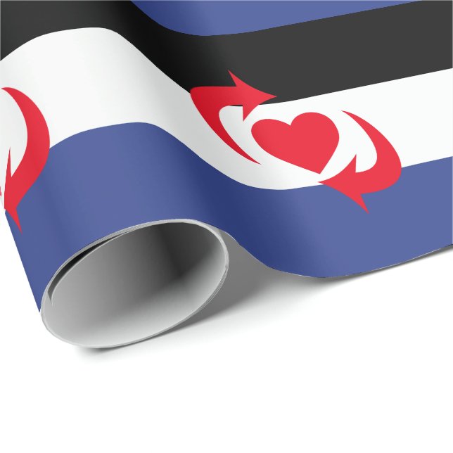 Switch Pride Flag Wrapping Paper (Roll Corner)