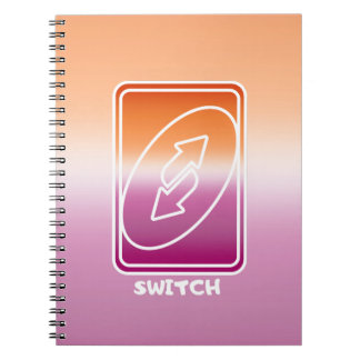 Switch Style Lesbian Flag Notebook