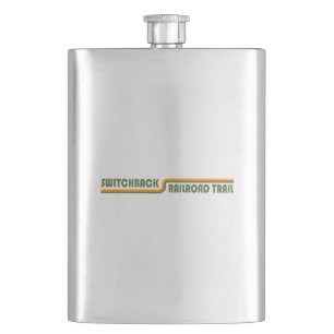 Switchback Railroad Trail Hip Flask
