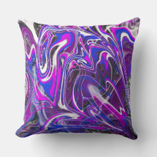 Switches Brushes of Colors Throw Pillows
